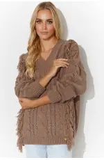 Pulover model 184793 Makadamia