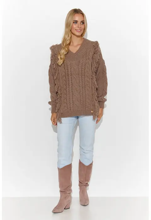 Pulover model 184793 Makadamia
