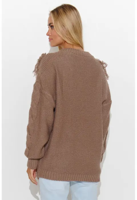 Pulover model 184793 Makadamia