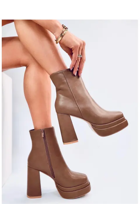 Botine cu toc model 203100 Inello