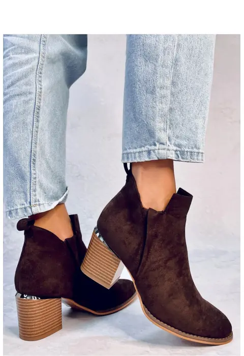 Botine cu toc model 184482 Inello