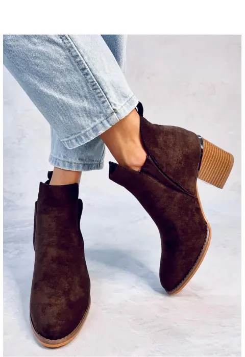 Botine cu toc model 184482 Inello