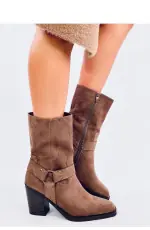 Botine cu toc model 200624 Inello