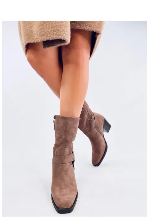 Botine cu toc model 200624 Inello