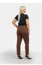 Pantaloni de mărime plus model 193915 Karko