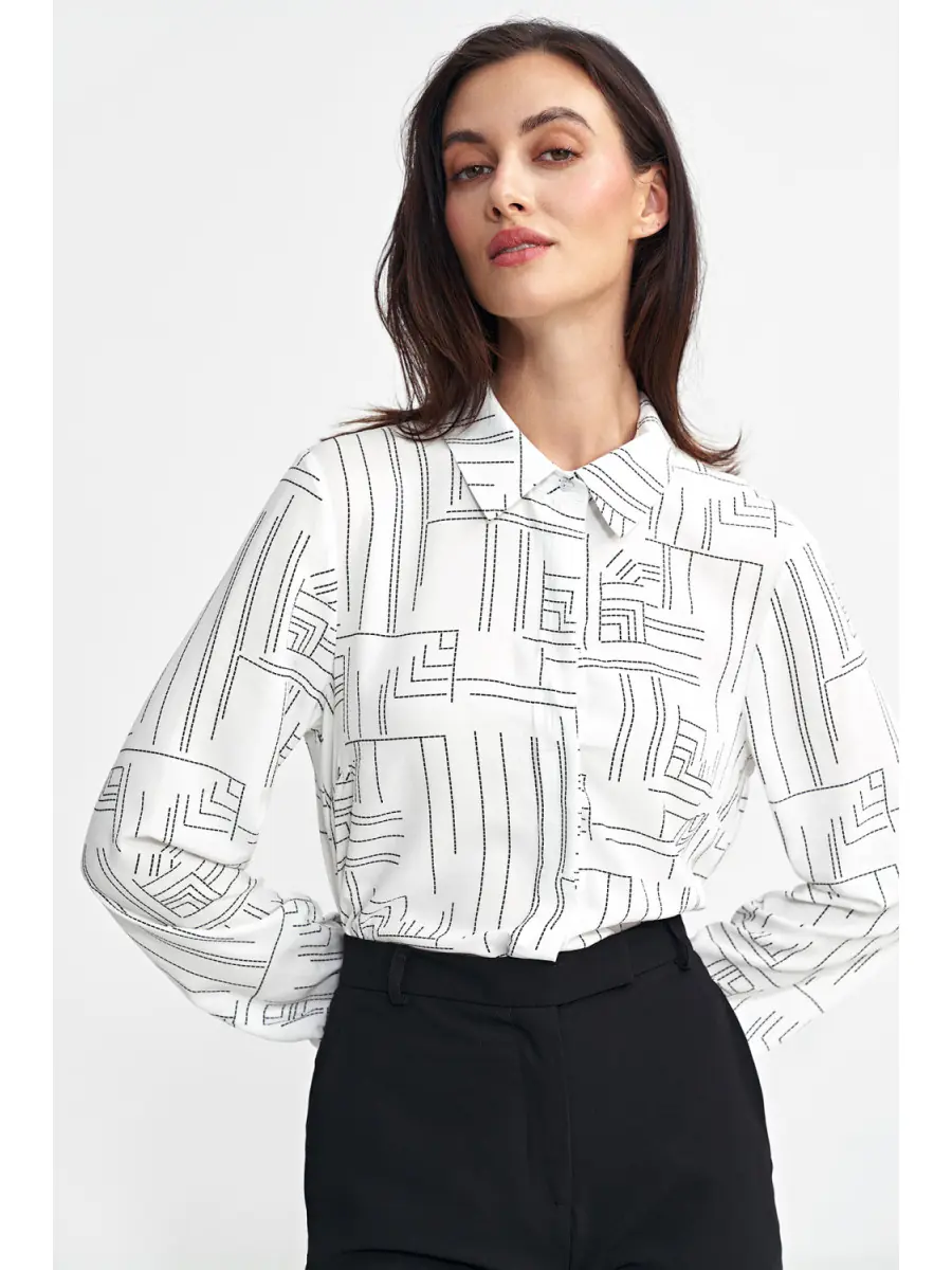 Cămaşă cu mânecă lungă model 200386 Nife