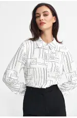 Cămaşă cu mânecă lungă model 200386 Nife