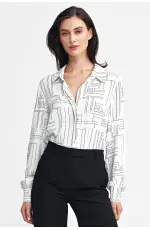 Cămaşă cu mânecă lungă model 200386 Nife