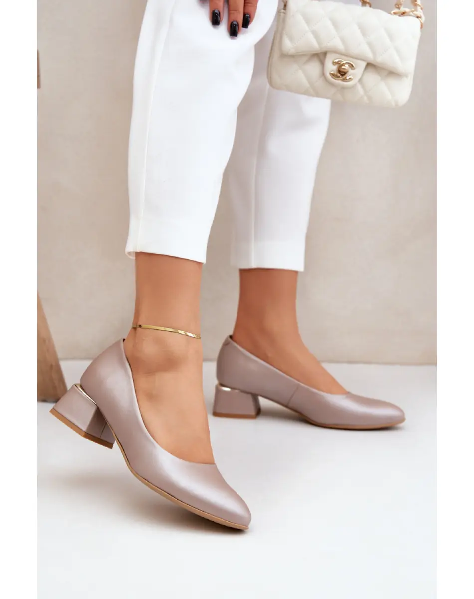 Pantofi cu toc simplu model 206817 Step in style