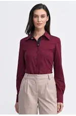 Cămaşă cu mânecă lungă model 200394 Nife