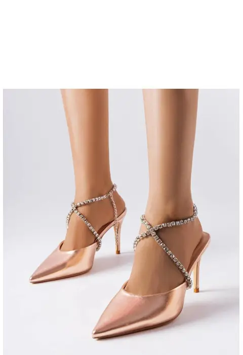 Pantofi cu toc subţire (stiletto) model 207898 Solea